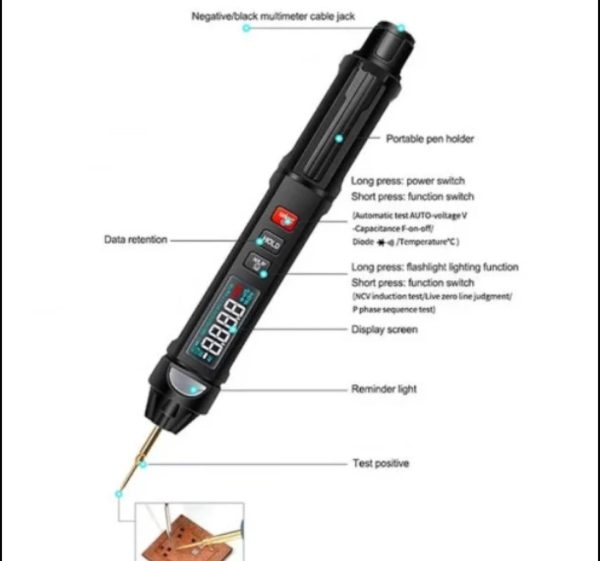 MECHANIC DM-5 Cep tipi Multimeter ölçü aleti