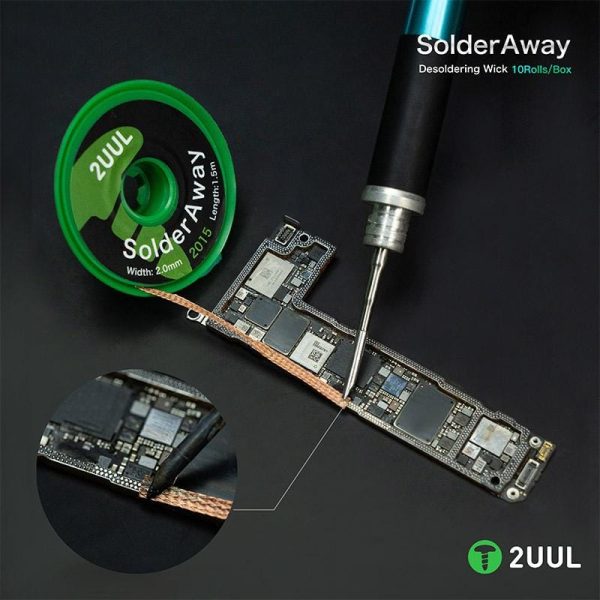 2ULL Solder Away LEHİM ÇEKME TELİ 10Lu PAKET - Görsel 2