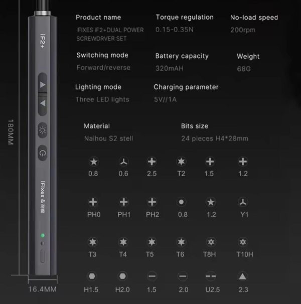 IFIXES İF2+ 24 PARÇA SARZLI TORNAVİDA - Görsel 4