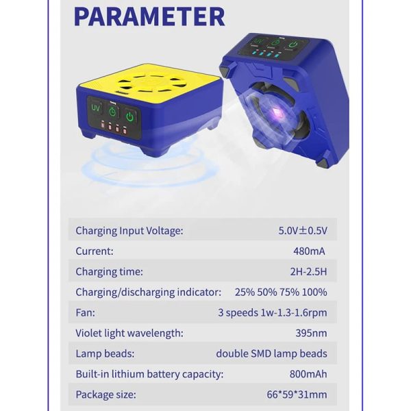 MECHANİC Cuv Fanlı UV kurutucu