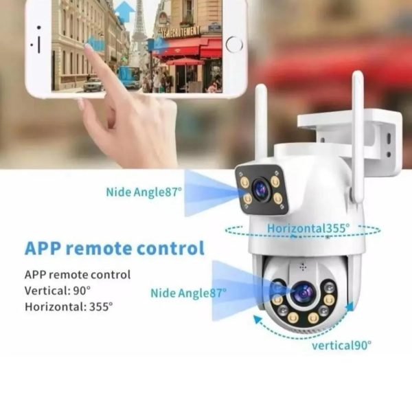 BLİC 2.4G Wi-fi Dual Lens IP Camera - Görsel 3