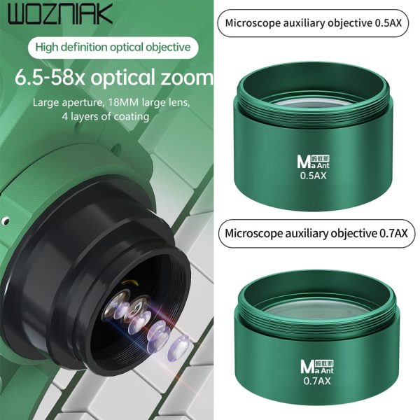 MaAnt 0,5x MİKROSKOP MERCEK - Görsel 3