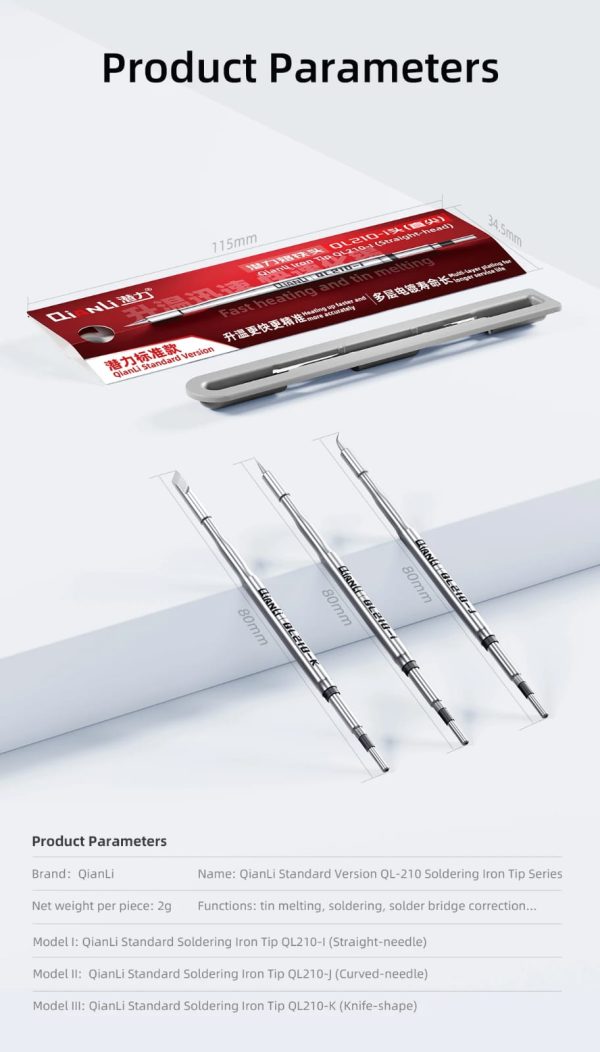 QİANLİ C210 DÜZ UÇ - Görsel 6