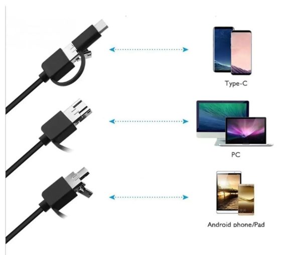 1-3İN1 ENDOSCOPE LEDLİ CAMERA 10M - Görsel 3