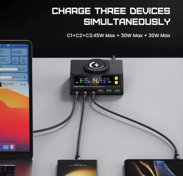 MİJİNG 110W 7 İN 1 USB Şarj PPS PD USE TİP C HIZLI - Görsel 4