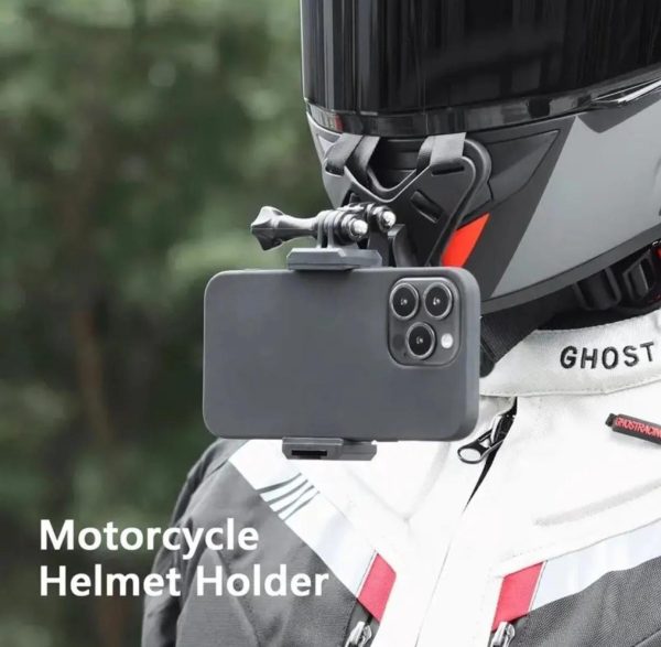 2-SO MOTORSİKLET KASK ÇENE BAĞLATILI TELEFON TUTUCU - Görsel 4