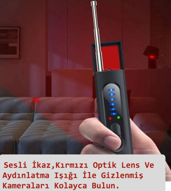 1-1 KAMERA SİNYAL DEDÖKTÖRÜ BÖCEK BULUCU ORTAM DİNLEME ENGELLEME - Görsel 6