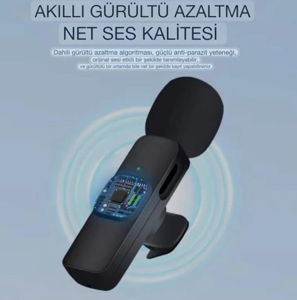 2-S LEVEL KABLOSUZ YAKA MİKROFONU 2Lİ - Görsel 6