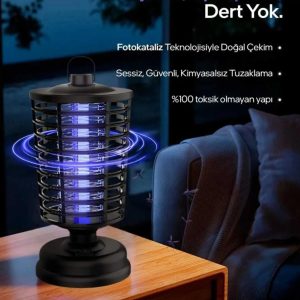 2-4-4 Elektirikli Kokusuz Sessiz Sinek tuzağı