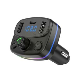 31,A Fm Handsfree Bluetooth Modülatör MP3 Player Type-C Çıkışlı Araç Şarj Aleti