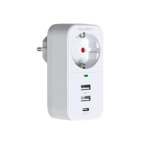10-2,4a çıkışlı 2xusb 1x type-c tekli piriz