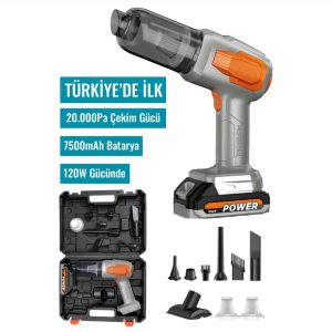 1-1 10İN1 20,000pa VACUM  SARZLI SÜPÜRGE 7500mAh 120w çekme + üfleme