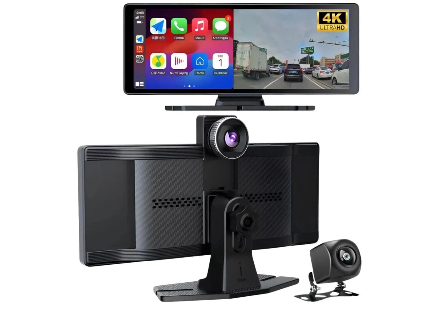 1-01AXO AAA KAMERALI Kablosuz CarPlay & Android Auto Araç Kamerası | 4K Ön + 1080P Arka Kamera | FM & Bluetooth Destekli - Görsel 11