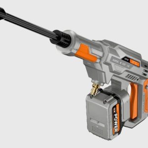 1-01AXO ŞARJLI YÜKSEK BASINÇLI 435Psi 3820 MOTOR Brushlcss 3,3litre  21v 16000 RPM 57500 mAh Sarzlı çift bataryalı PROFOSYONEL OTO YIKAMA MAKİNASI