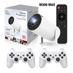 1-01AXZ Q5 M300 MAX FULL HD 4K ANDROİD BOX 30,000 OYUN KONSOLLU PROJEKTÖR