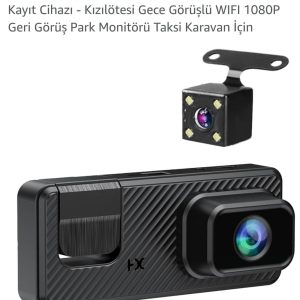1-01AXO HD 1080P Full HD FHD GECE GÖRÜŞ 3 CAMERA  DÖNGÜ KAYDI G-SENSOR RECORDİNG 3,0HD DİSPLAY REAR VİEW