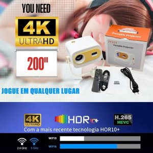 JY325 4K MİNİ PORTABLE PROJEKTOR