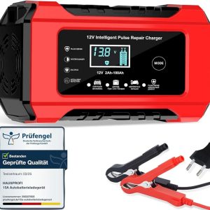 24V/8amp YAZ/KIŞ MODLU EKRANLI AKÜ SARJ CİHAZI