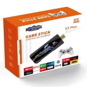 GAME 8K TV STICK 64GB RETRO OYUN KONSOLU ÇİFT KOL HDMI TV BOX