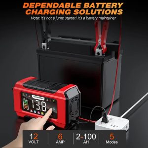 12V15AMP YAZ/KIŞ MODLU LCD Lİ AKÜ SARJ CİHAZI