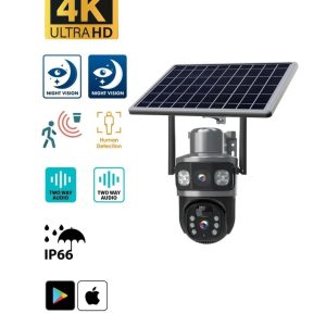 BLIC 4K 4G SİMKARTLI 3/3 6MP SOLAR PANELLİ GECE GÖRÜŞLÜ BAG BAHÇE KIRSAL ALANLAR