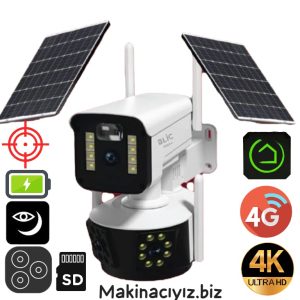 BLIC PRO++ 4G 7,5W+7,5W ÇİFT SOLAR 4G GÜVENLİK KAMERASI
