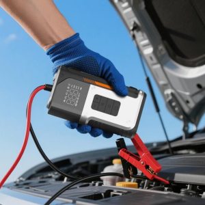 AUHMA AKÜ TAKVİYE CİHAZI 4İN1 POWERBANK HAVA KOMPRESÖRÜ LED İKAZ 12,000P