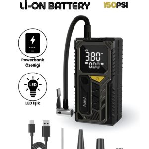 Hava Kompresörü 4000 Mah 4ın1