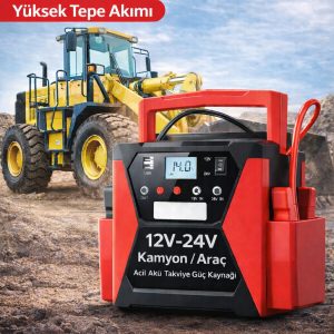 12-24V 43,400mAh AKÜ TAKVİYE CİHAZI
