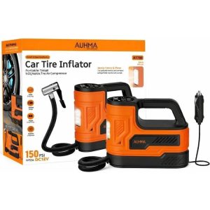 Dijital Ekranlı Taşınabilir Çakmaklık Girişli Araç Lastik Hava Kompresörü - 150 Psı - 12V