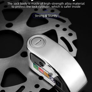 ÇELİK 600gm Alarmlı kılıflı hatırlatma ipli DİSK KİLİTİ