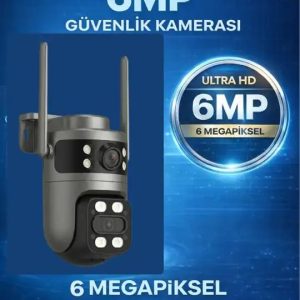 B101 ÇİFT LENS 6mPp Hareket algılamalı WİFİ KAMERA