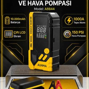 A8844 1000A 150PS 4İN1 AKÜ TAKVİYE LASTİK ŞİŞRME