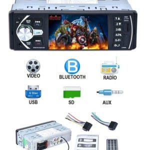 6İN1 OTO TEYP VİDEO-BLUTOOTH-RADİO-USB-SD-AUX-GERİ GÖRÜŞ KAMERASI