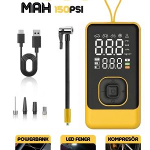 ARAÇ Lastik hava pompası 3in1