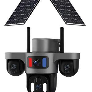 9mp çift solar panlli 7,5w2 3senkron lensip66 sertifikalısensör rakip iki yönlü ses gece görüş 4g